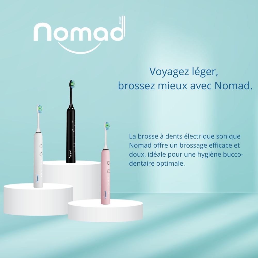 Voyagez léger, brossez mieux avec Nomad.